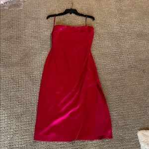 Ramy Brook Vibrant Pink Strapless Dress